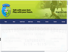 Tablet Screenshot of chicagofutsalacademy.com